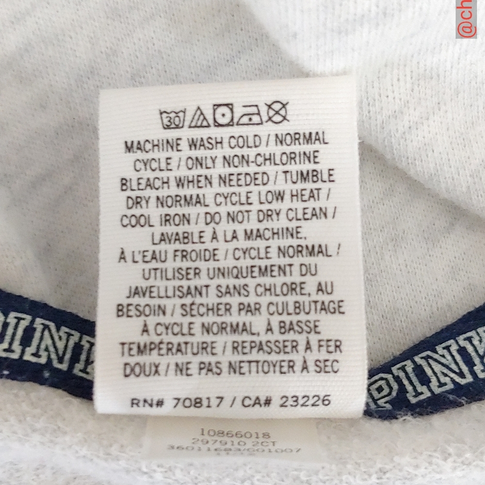 VS PINK with 5th & Ocean lightweight sweatshirt - Picture 4 of 4